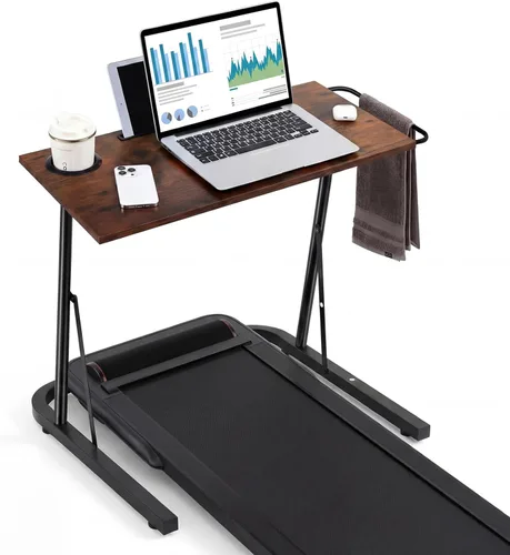 Weysat Entrenador Ajustable para Bicicleta/Bicicleta Estática de Fitness Escritorio para Bicicleta Estática, Estación de Trabajo de Ciclismo