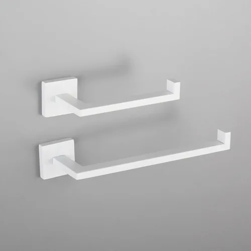 Miniatura 9 de GERZWY Juego de accesorios de baño de 2 piezas de acero inoxidable contemporáneo montado en la pared - Soporte para papel higiénico con anillo
