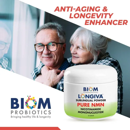 Miniatura 4 de Biom NMN Sublingual Powder. Número de productos incluidos: 1 pieza(s). Mononucleótida de nicotinamida nanotizada avanzada, regeneración