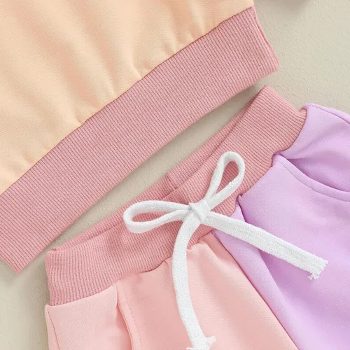 Miniatura 7 de Fernvia Ropa para bebé niña de 3, 6, 9, 12, 18 y 24 meses, conjuntos de sudadera de manga larga + pantalones