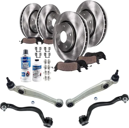 Miniatura 39 de Detroit Axle - Rotores de freno para Ford Mustang 2015 2016 2017 2018 2019 2020 2021 2022 2023 Rotores de freno de disco 2016 2017 2018 2019