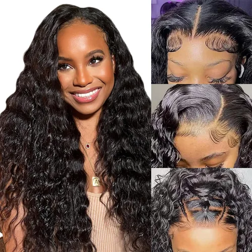 Miniatura 10 de 22 Inch Black Straight Wig Human Hair 220 Density Transparent Hd Glueless Wigs Human Hair Pre Plucked Pre Cut 9x6 Lace Front Wigs Wigs For Black