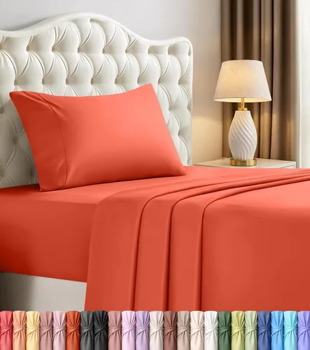 Miniatura 38 de Utopia Bedding - Juego de sábanas de microfibra cepillada, resistente al encogimiento y a la decoloración, de fácil cuidado, 3 piezas, tamaño Beige