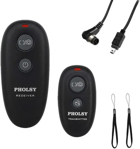 PHOLSY Cámara de liberación inalámbrica compatible con Nikon Z5 Z8 Z9 Z7ii Z6 Z6ii D750 D780 D7500 D7500 D7200 D5600 D5500 P7700 P7800 P950 D90 D4