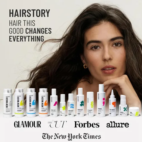 Miniatura 6 de Hairstory Polvo – Champú seco sin talco, sin aerosol, absorbe el aceite y añade volumen y textura entre lavados, todo tipo de cabello, 1.32 onzas