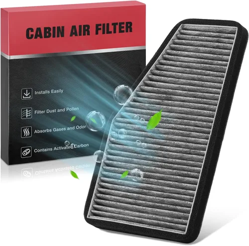 Miniatura 32 de BDFHYK 2 filtros de aire de cabina CF10136 con carbón activado compatibles con Chevy Uplander 2005-2009, Venture 2001-2005, compatibles con Buick