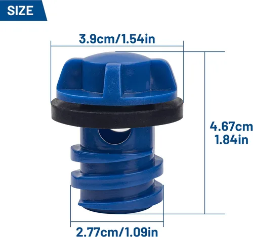 Miniatura 2 de Tapón de drenaje más fresco, paquete de 2 reemplazos, compatible con enfriadores Yeti Roadie, Tundra y tanque y refrigeradores RTIC