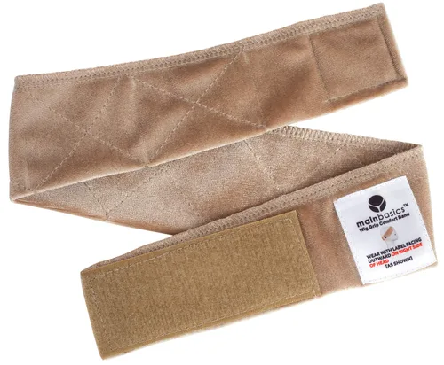 Miniatura 5 de MainBasics Banda de agarre para peluca para mantener las pelucas en su lugar Diadema ajustable de terciopelo para peluca (beige)