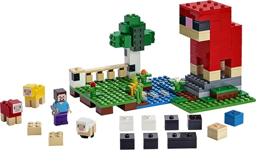 Miniatura 2 de LEGO Minecraft La Granja de Lana 21153 Kit de Construcción (260 Piezas)