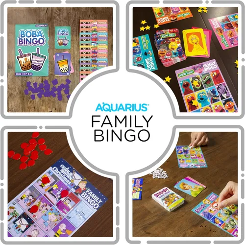 Miniatura 4 de Aquarius Juego de bingo Boba, juego de bingo familiar para niños, adolescentes y adultos, 2-18 jugadores, a partir de 8 años, 30-60 minutos, juego