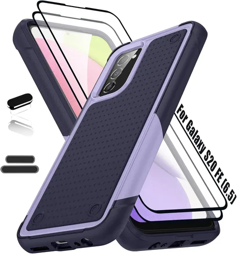 Miniatura 9 de Funda resistente para Samsung Galaxy S20 FE (5G) de 6.5 pulgadas, 4 esquinas con bolsas de aire [protección contra caídas de 12 pies], agarre