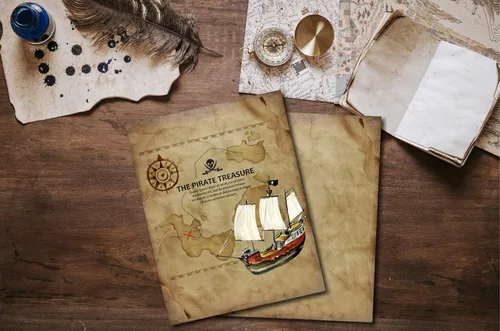 Miniatura 6 de Paquete de 60 papeles de papelería antiguos – Diseño clásico clásico vintage variado – Papel pergamino de doble cara – Perfecto para certificados