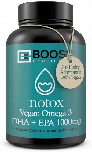 Miniatura 9 de BoostCeuticals Suplemento vegano Omega 3 DHA + EPA de 260 mg – Aceite de algas en cápsulas blandas dosis de mantenimiento para el bienestar