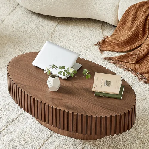 Miniatura 20 de 31.52" Square Lift Top Coffee Table with Storage, Natural Rattan & Hemp Rope, Adjustable Function, Vintage Farmhouse Center Table for Living Room