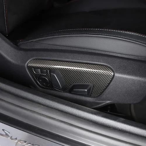 Miniatura 3 de Daeiclru Cubierta de panel de botón de ajuste de asiento para Toyota Supra GR A90 A91 MK5 2018-2022, cubierta de panel de interruptor de botón
