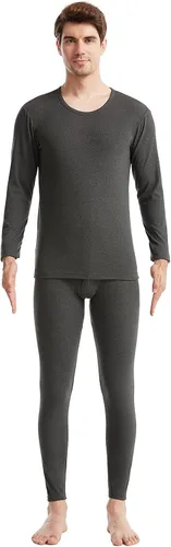 Miniatura 2 de Conjunto de ropa interior térmica para hombre, ropa interior larga para hombre, capa base, parte superior e inferior, ultra suave, regalos