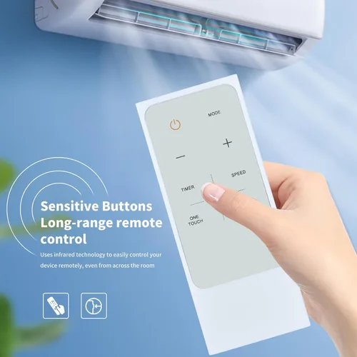 Miniatura 5 de Nuevo mando a distancia de repuesto compatible con aire acondicionado de ventana Midea RG15A (B)/B RG15A (B)/E RG15A (B)/F GE RAC-WK0511CMU