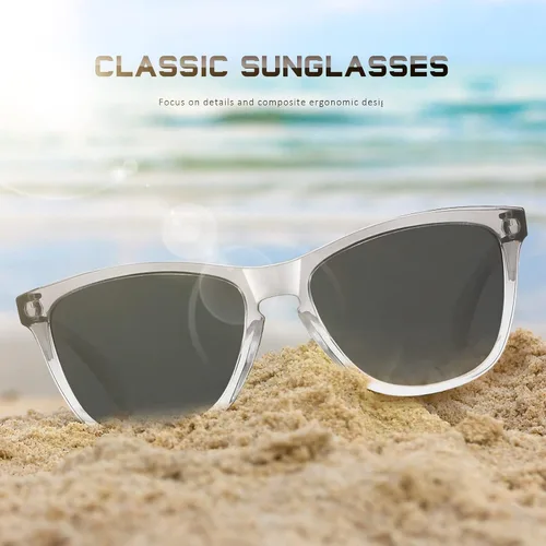 Miniatura 5 de Gafas de sol polarizadas para mujer, lentes de sol de diseño moderno con espejo, protección UV400, gafas de sol