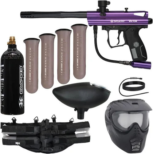 Miniatura 4 de Action Village Kit de Paquete de Pistola de Paintball Kingman Spyder Epic (Victor)