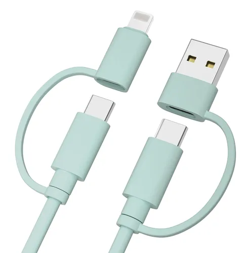 Miniatura 8 de Elebase Cable de carga 4 en 1 de 3.3 pies, cable de carga múltiple, cable de carga múltiple para iPhone con adaptador USB/Lightning para Apple 17 16