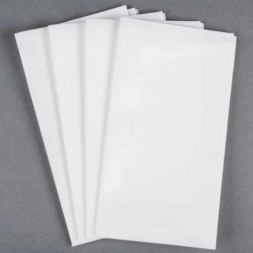 Miniatura 6 de Paquete de 100 servilletas BloominGoods de lino (17 x 17 pulgadas), papel desechable similar a una tela, toallas de invitados suaves y absorbentes