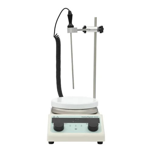 Miniatura 5 de Agitador magnético de 5.5 pulgadas, placa caliente, agitador magnético de 5 L/1.32 galones con soporte de sonda de temperatura, agitador eléctrico