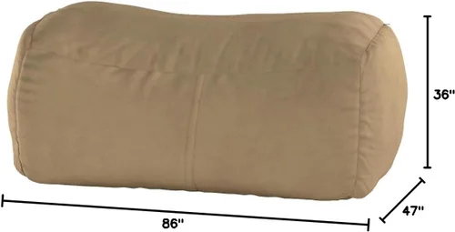 Miniatura 2 de Puff/tumbona gigante Saxx de la marca Jaxx, Camel