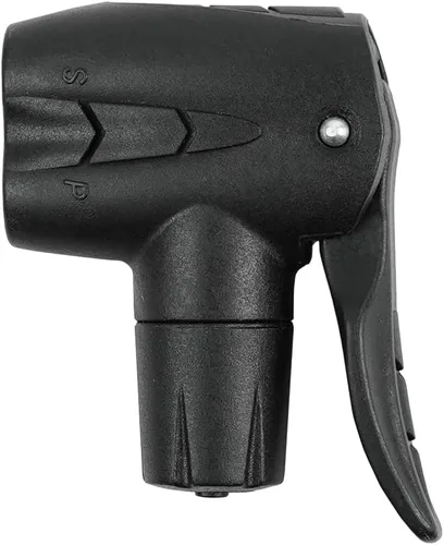 Miniatura 2 de BV Cabezal de válvula inteligente para bomba de piso de bicicleta, compatible con Presta y Schrader, cabezal de repuesto de bomba de bicicleta