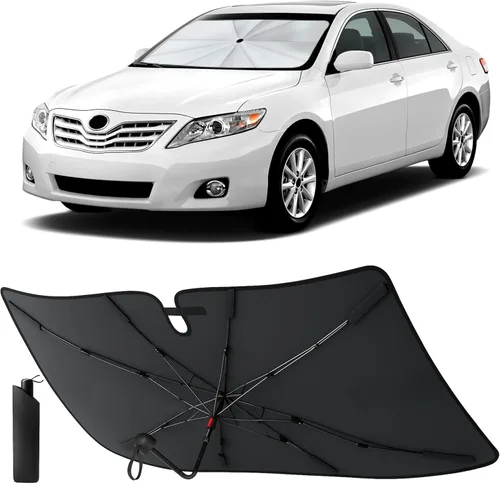 Miniatura 17 de 【2025 Actualizado】EcoNour Parasol Premium para Parabrisas de Coche Parasol Plegable para Parabrisas Delantero Visor Extendido Bloqueador de Sol