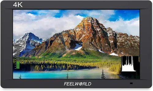 FEELWORLD FW703 7 pulgadas 1920x1200 IPS Full HD DSLR en cámara Monitor de campo 3G SDI 4K HDMI entrada salida asistencia de video enfoque pico con