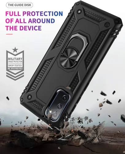Miniatura 4 de Funda de grado militar para Samsung Galaxy S20 FE Funda Galaxy S20 FE 5G Funda 360 metal giratorio anillo soporte soporte Armadura resistente a