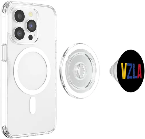 Miniatura 3 de Venezuela VZLA Vintage Pride Bandera Venezolana PopSockets MagSafe PopGrip para iPhone