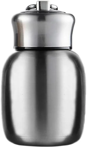 Miniatura 8 de Gets Mini botella de agua de acero inoxidable de 7 onzas, portátil pequeña botella de agua deportiva aislada al vacío, a prueba de fugas, vaso