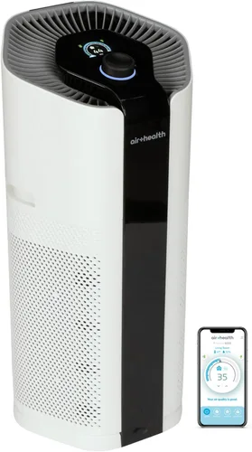 Air Health Skye - Purificador de aire de 5 etapas, cuenta con luz ultravioleta (UVC), H13 True Hepa, carbono, PCO, WiFi inteligente, modo