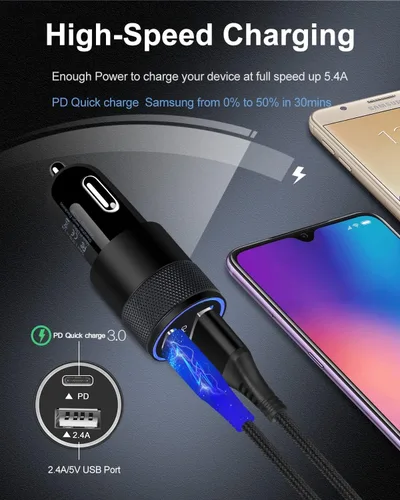 Miniatura 2 de Cargador rápido tipo C para Samsung Galaxy A17 A16 A15 5G A14 S24 S23 A25 A57 A37 S26 Ultra 5G S25 Note 20 A35 5G Google Pixel 10 9a 8 9 Pro 7, 20 W