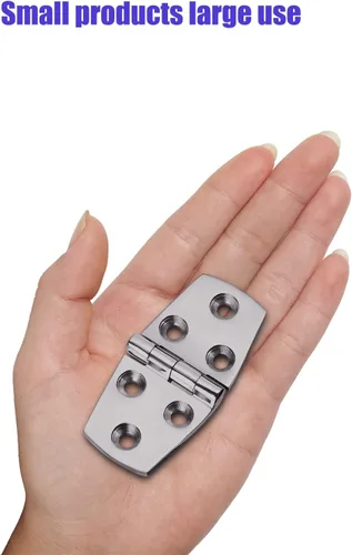 Miniatura 5 de Bisagras de escotilla de barco, bisagras marinas de acero inoxidable, 3 pulgadas x 1.5 pulgadas (2.992 x 1.496 in), sin ruido, acero inoxidable 316