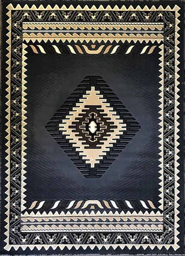 Miniatura 38 de Kingdom South West - Alfombra ovalada de nativos americanos, diseño bereber beige, D143 (3 pies x 4 pies 7 pulgadas, ovalada)