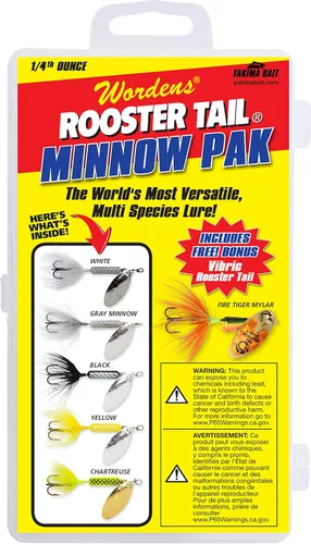 Miniatura 3 de Yakima Bait Kit de caja de señuelos Rooster Tail Big Bass Pak