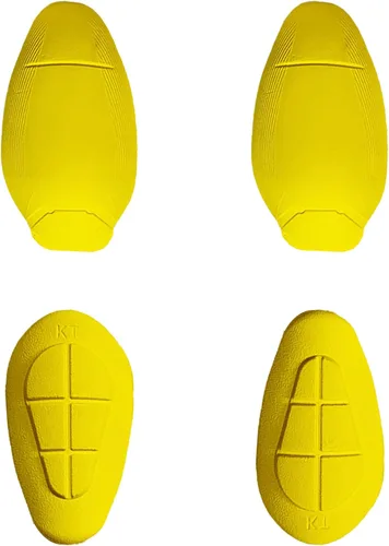 Paquete de 4 almohadillas de armadura con certificación CE Nivel 2, protectores de rodilla y cadera aprobados para mujeres y hombres, pantalones de