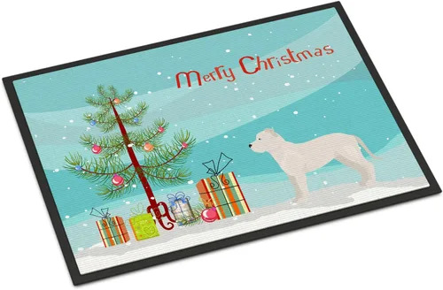Miniatura 105 de Caroline's Treasures CK3799MAT Akita Shepherd - Tapete de árbol de Navidad de 18 x 27 pulgadas, tapete para puerta delantera, interior y exterior