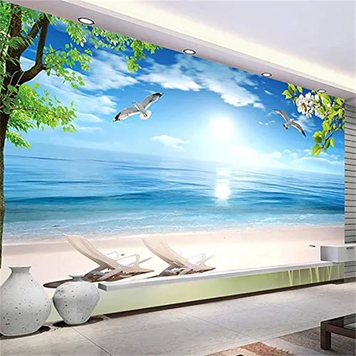 Miniatura 18 de Mural de pared grande geométrico dorado, salpicado de tinta negro y dorado salpicado con tinta, mural de vinilo autoadhesivo, decoración moderna