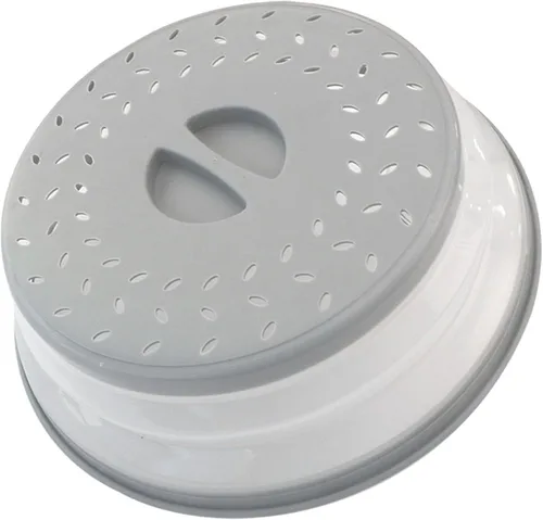 Miniatura 14 de Cubierta plegable contra salpicaduras para microondas, 10.5 pulgadas, apta para lavavajillas, cubierta de placa para microondas con ventilación