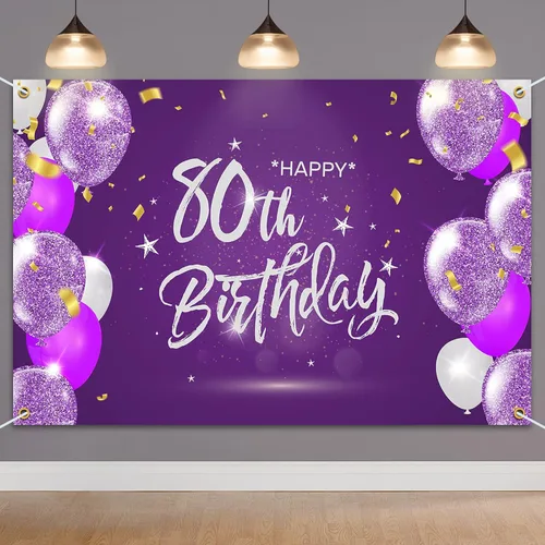 Miniatura 19 de HAMIGAR Fondo de pancarta de feliz cumpleaños número 10 de 6 x 4 pies, decoraciones de cumpleaños de 10 años, suministros de fiesta para niñas