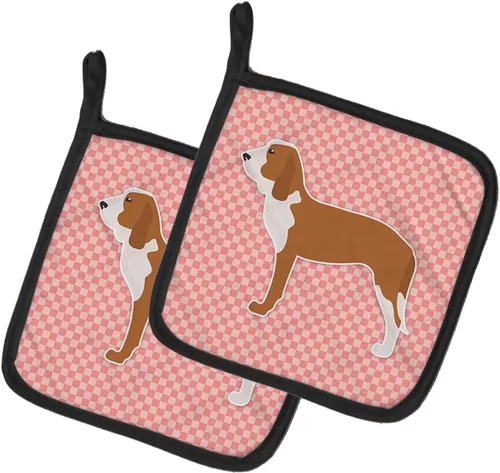 Miniatura 180 de Caroline's Treasures BB3567PTHD - Juego de soportes para ollas de cocina resistentes al calor, almohadillas calientes para cocinar, hornear, Copo