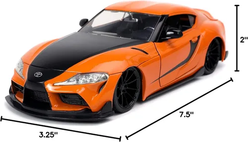 Miniatura 8 de Jada Fast & Furious F9 1:24 2020 Toyota Supra - Auto fundido a presión, juguetes para niños y adultos