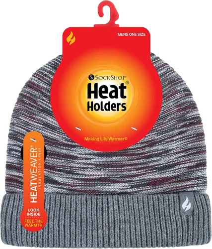 Miniatura 2 de Heat Holders - Gorro de punto para hombre de punto de liga para invierno