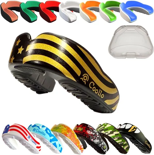 Miniatura 7 de Protector Bucal Hervir y Morder (Jóvenes y Adultos) DA Boquilla Deportiva de Ajuste Personalizado para Fútbol Americano, Hockey, Rugby, Lacrosse