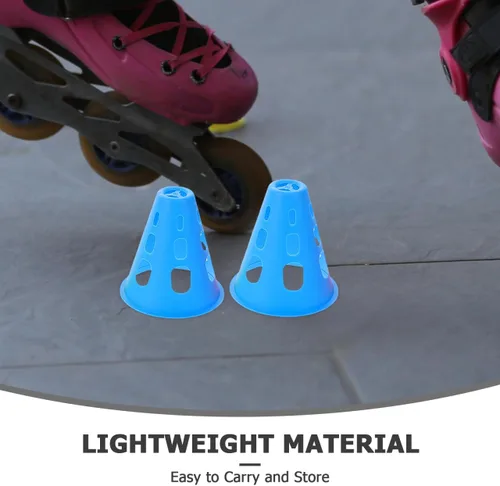 Miniatura 5 de BESPORTBLE 20pcs Mini Conos De Plástico Entrenamiento Agilidad Entrenamiento Conos De Fútbol Marcado De Campo Para Fútbol Baloncesto Patinaje Niños