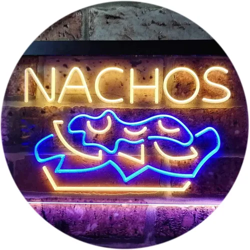Miniatura 13 de ADVPRO Nachos Café - Letrero de neón LED de doble color, azul y rojo, 16 x 12 pulgadas, st6s43-i0314-Br