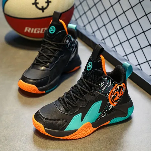 Miniatura 3 de Zapatos de baloncesto deportivos antideslizantes para niños
